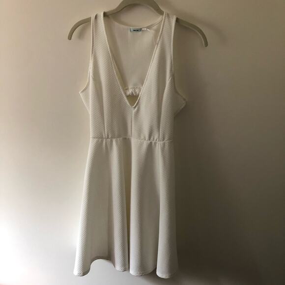 Urban Outfitters Kimchi Blue Cutout White Dress - Picture 1 of 5